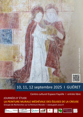 « La peinture murale médiévale des églises de la Creuse » à Guéret les 10-12 septembre 2025