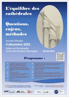 « L’équilibre des cathédrales. Questions, enjeux, méthodes » à l'Université Bordeaux Montaigne le 4 décembre 2025