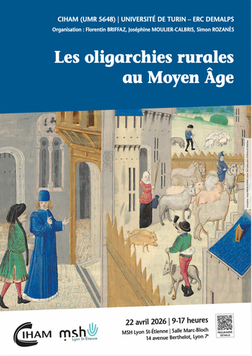«&nbsp;Les oligarchies rurales au Moyen Âge » à Lyon le 22 avril 2026